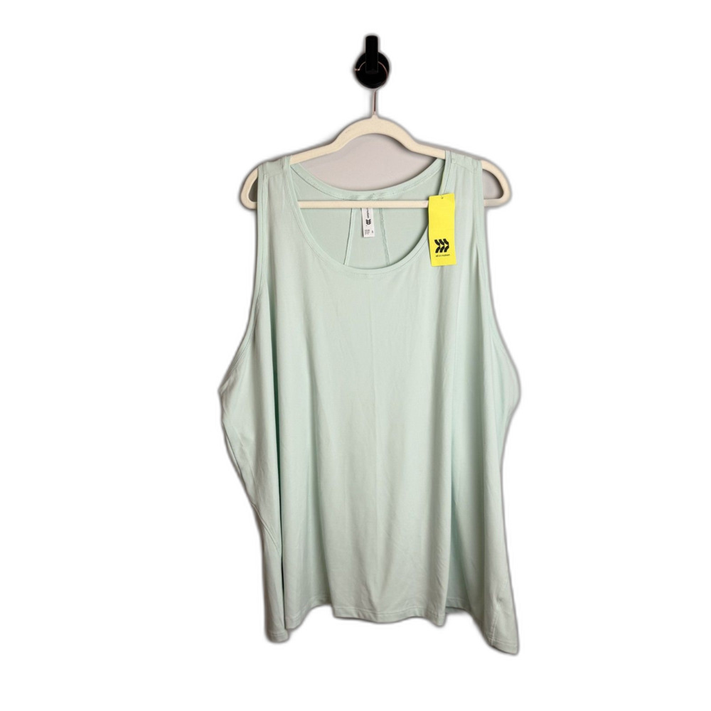 NWT All In Motion Women’s Mint Green Racerback Athletic Tank Top Size 4X
